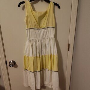 Size XS/S - Vintage Yellow Spring/Summer Dress